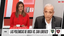 Castrilli mostró las decisiones arbitrales que complicaron a Boca.