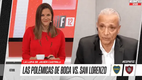 Castrilli mostró las decisiones arbitrales que complicaron a Boca.