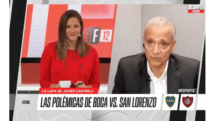 Castrilli mostró las decisiones arbitrales que complicaron a Boca.