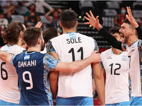 Sufrido primer triunfo de la Selección Argentina de vóley masculino en Tokio