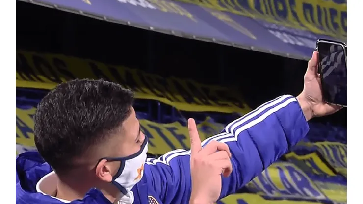 Hermoso: Los pibes de Boca debutan en La Bombonera y lo compartieron por videollamada