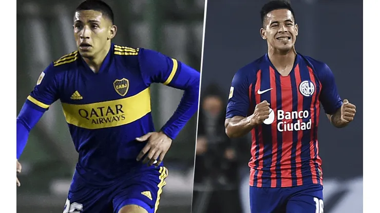 Boca vs. San Lorenzo por la tercera fecha de la Liga Profesional. (Foto: Getty images).
