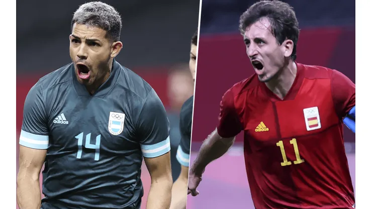 Facundo Medina, de Argentina, y Mikel Oyarzabal, de España. (Fotos: Getty Images).