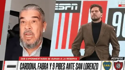 Chavo Fucks se desquitó con un jugador de Boca