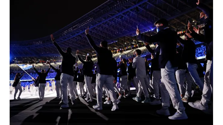 Argentina en la ceremonia inaugural de Tokio 2020. (Foto: Getty Images).