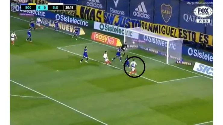 El gol de Gino Peruzzi.