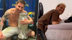 Coscu se volvió loco al ver que Messi lo siguió en Instagram