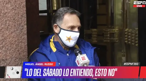 Miguel Ángel Russo, sin pelos en la lengua.