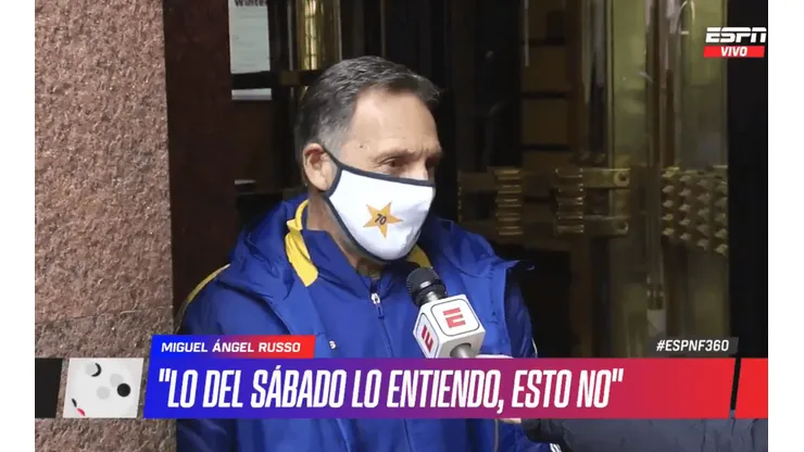 Miguel Ángel Russo, sin pelos en la lengua.