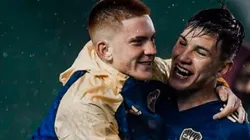 Debutó ayer en Boca, subió una foto festejando y la borró porque 'escrachó' a un compañero