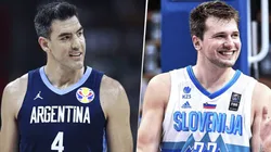 Argentina y Eslovenia jugarán por los Juegos Olímpicos de Tokio 2020 (Fuente: Getty y Twitter FIBA)