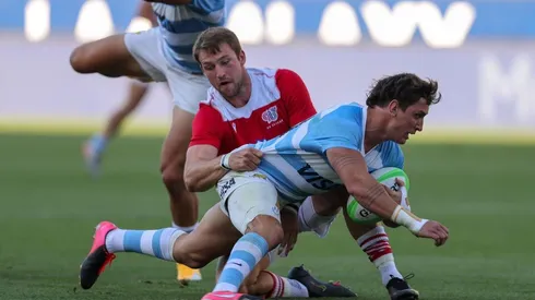 Argentina debuta en el rugby 7 de Tokio 2020. (Foto: Twitter @lospumas7arg).