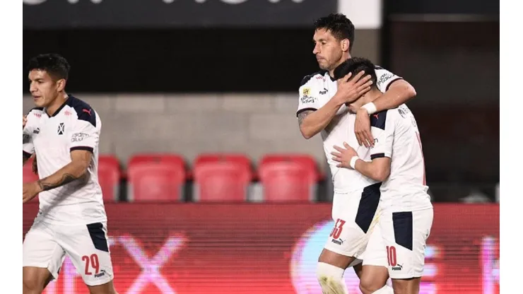Así festejaron los jugadores de Independiente.
