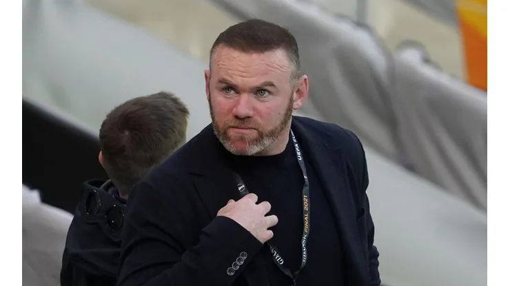 Wayne Rooney en la final de la Europa League