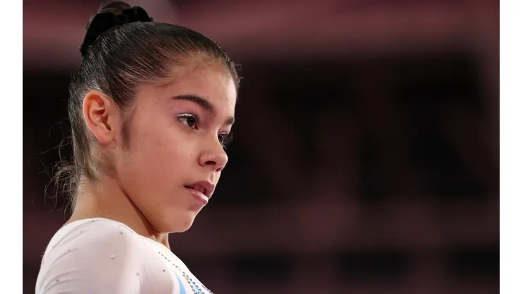 Abigail Magistrati, la adolescente que se presenta en gimnasia artística representando a Argentina (Foto: Getty Images).