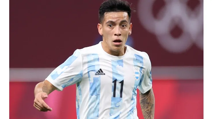 Ezequiel Barco, uno de los jugadores de la Selección Argentina Sub 23 (Foto: Getty Images).