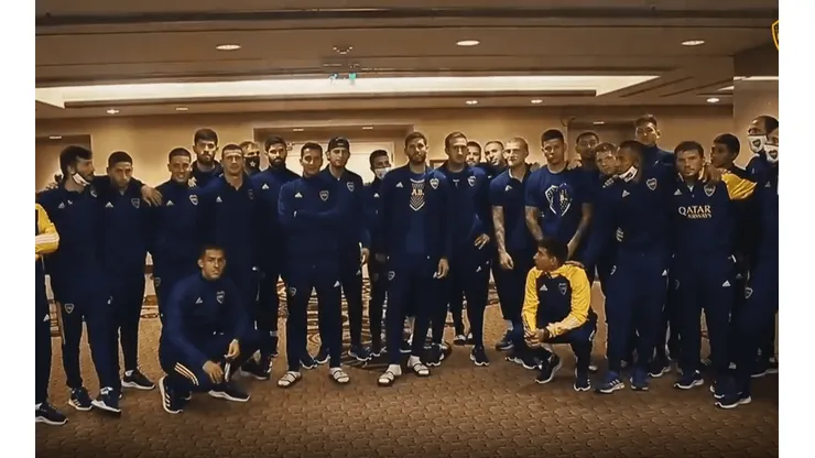 Para aplaudir: el emotivo mensaje del plantel de Boca para los pibes