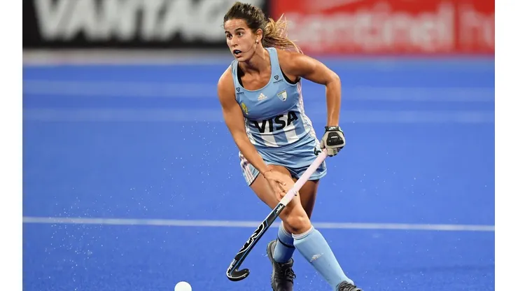 Agostina Alonso, una de Las Leonas que tiene la Selección Argentina de Hockey Femenino (Foto: Getty Images).