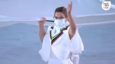 Orgullo nacional: Peque Pareto llevó la bandera olímpica y representó al continente