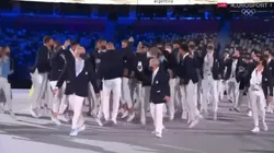 Así desfiló Argentina en los Juegos Olímpicos.