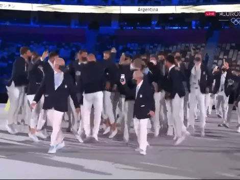 En ustedes confiamos: así desfiló Argentina en la ceremonia de apertura de Tokio 2020