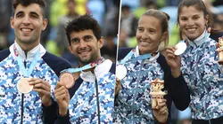El beach volley de Argentina debuta ante Brasil en el torneo masculino y femenino de Tokio 2020. (Fotos: Getty Images)