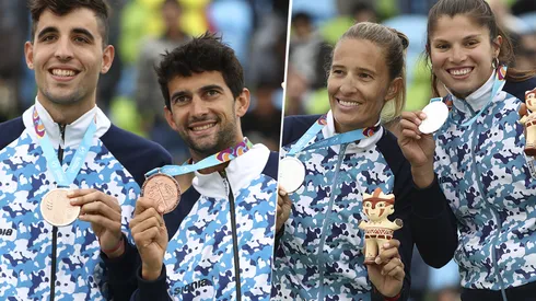 El beach volley de Argentina debuta ante Brasil en el torneo masculino y femenino de Tokio 2020. (Fotos: Getty Images)