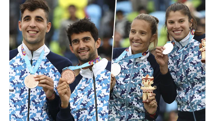 El beach volley de Argentina debuta ante Brasil en el torneo masculino y femenino de Tokio 2020. (Fotos: Getty Images)