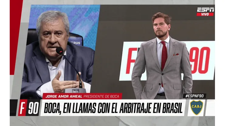 Jorge Ameal: "Sería bueno pedir que se juegue de vuelta el partido"