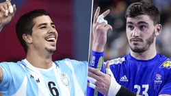 Argentina vs. Francia por el handball masculino de los Juegos Olímpicos. (Fotos: Getty Images).