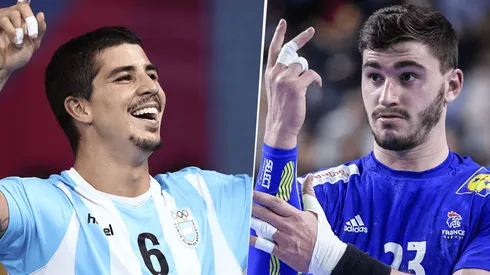 Argentina vs. Francia por el handball masculino de los Juegos Olímpicos. (Fotos: Getty Images).