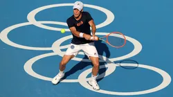 Diego Schwartzman debuta en el dobles del torneo de tenis de Tokio 2020. (Foto: Getty Images).
