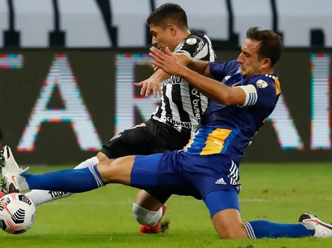 Izquierdoz fue el jugador que más duelos ganó ante Atlético Mineiro