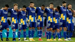 Boca sigue demorado en Brasil.