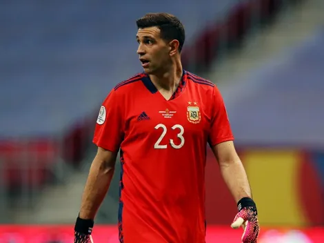 'Dibu' Martínez: "Yo no quería que Yerry Mina me baile a mí"