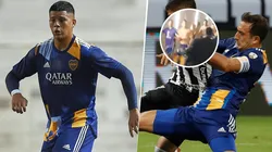 Rojo e Izquierdoz, a las piñas.