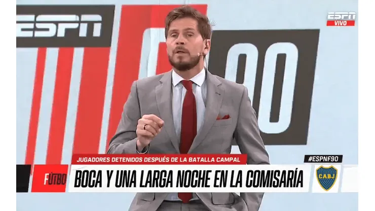 Vignolo y un contundente editorial sobre Boca.