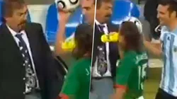 Video: el día que Scaloni se metió a escuchar las indicaciones de La Volpe