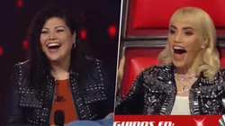 Lali no pudo más de alegría y soltó un divertido comentario. (Fuente: Youtube La Voz Argentina).