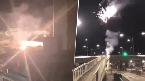 Los fuegos artificiales, presentes en el hotel de Boca.