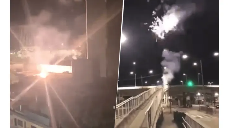 Los fuegos artificiales, presentes en el hotel de Boca.