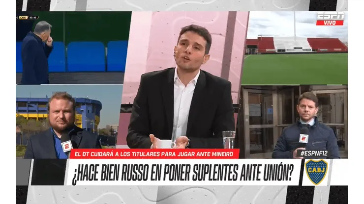 Edul, muy enojado con una decisión de Boca.