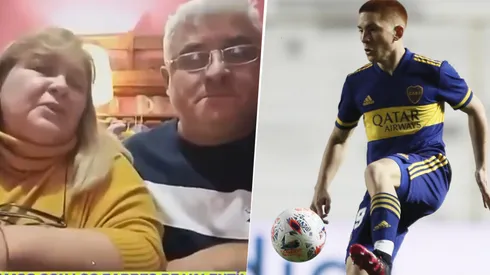 Los padres de Barco y las lágrimas de emoción.