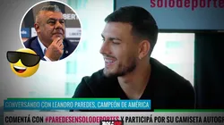 Leandro Paredes y su anécdota con Chiqui Tapia (Foto: Getty Images)