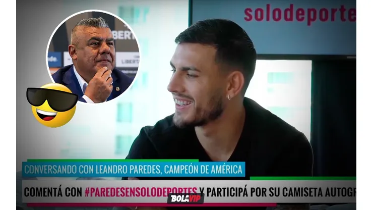 Leandro Paredes y su anécdota con Chiqui Tapia (Foto: Getty Images)