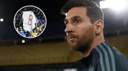 Messi y una remera que revolucionó a los hinchas de Boca.