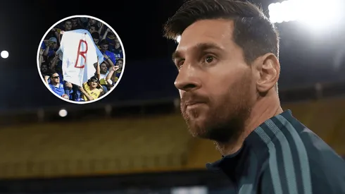 Messi y una remera que revolucionó a los hinchas de Boca.
