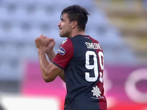 Locura total: Gio Simeone metió cinco goles y Cagliari ganó 16-1