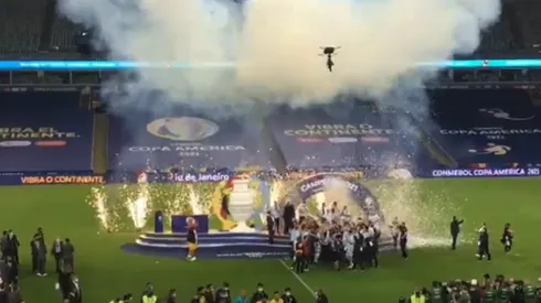 Video: esto hacía la Selección de Brasil mientras Argentina levantaba la Copa