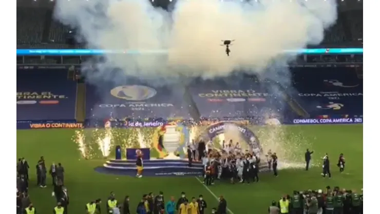 Video: esto hacía la Selección de Brasil mientras Argentina levantaba la Copa